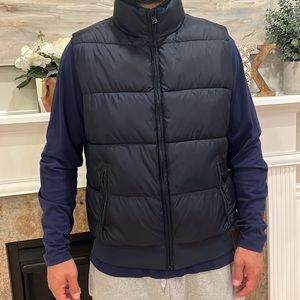 Mens Navy Puffer Vest